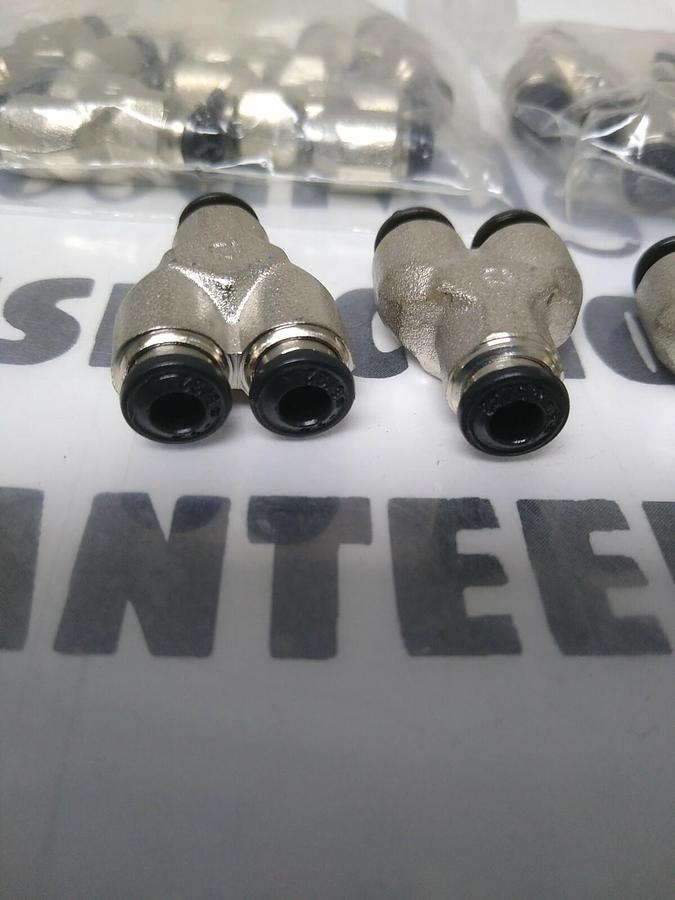 Used JUPITER PNEUMATICS,2558504465JP,4MM TUBE UNION Y 3X0.75X6 INCH LOT OF 14