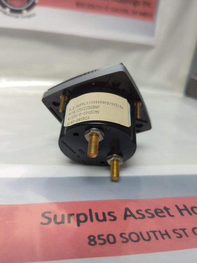 GE,40-0-40,PANEL METER 40-0-40 D-C AMPERES MISSING BOX NOS