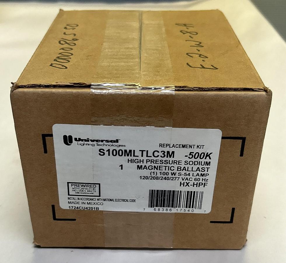 Used UNIVERSAL LIGHTING TECHNOLOGY,S100MLTLC3M-500K,BALLAST KIT NEW