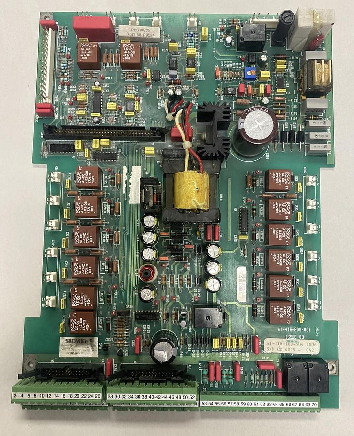 Used SIEMENS,A1-116-100-504,PC POWER INTERFACE BOARD REFURBISHED
