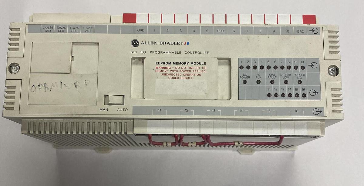 Used ALLEN BRADLEY,1745-LP101,SER A PROGRAMMABLE CONTROLLER PROCESSOR UNIT