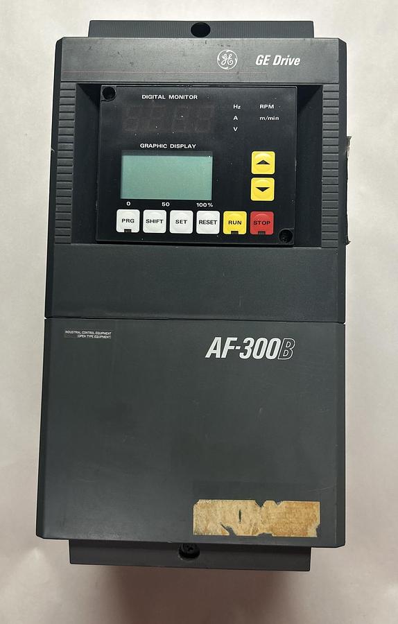 Used GENERAL ELECTRIC,6VAF343002B,VARIABLE FREQUENCY DRIVE 2HP 460V