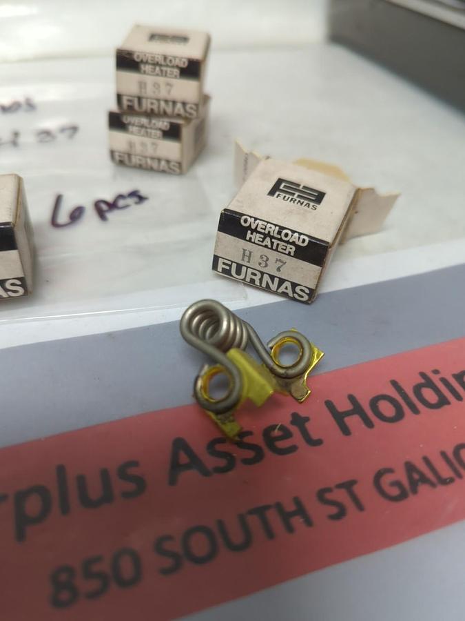 FURNAS,H37,OVERLOAD HEATER ELEMENT LOT OF 6 NOS