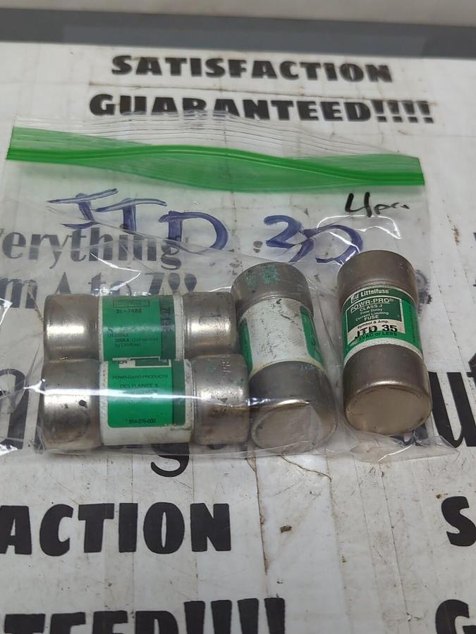 LITTELFUSE,JTD-35,POWR-PRO FUSES LOT OF 5 NOS