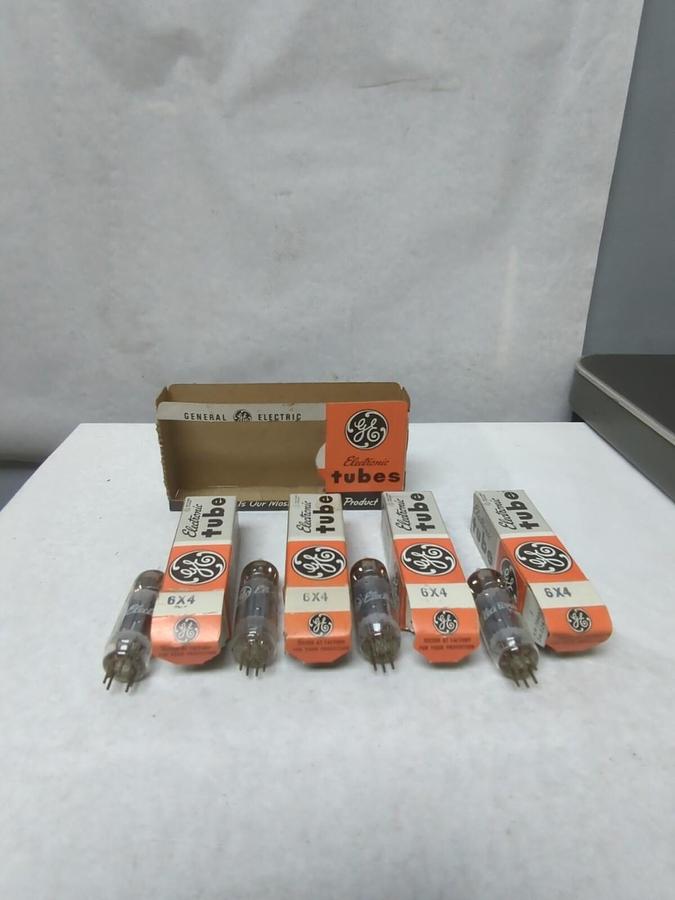 GENERAL ELECTRIC,6X4,ELECTRONIC TUBE LOT OF 4 NOS