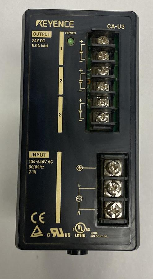 Used KEYENCE,CA-U3,POWER SUPPLY
