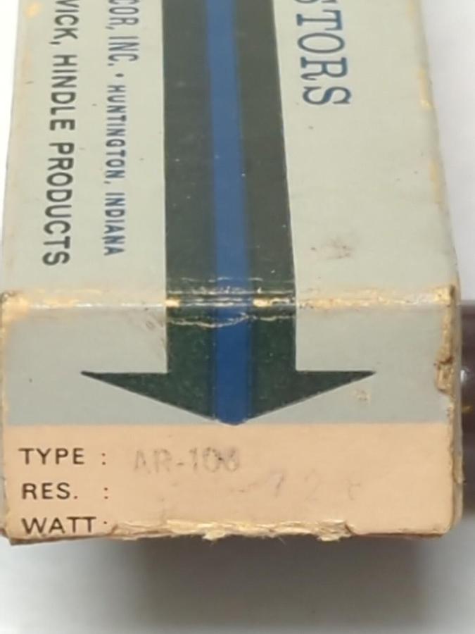 MEMCOR,AR100-1,RESISTOR NOS