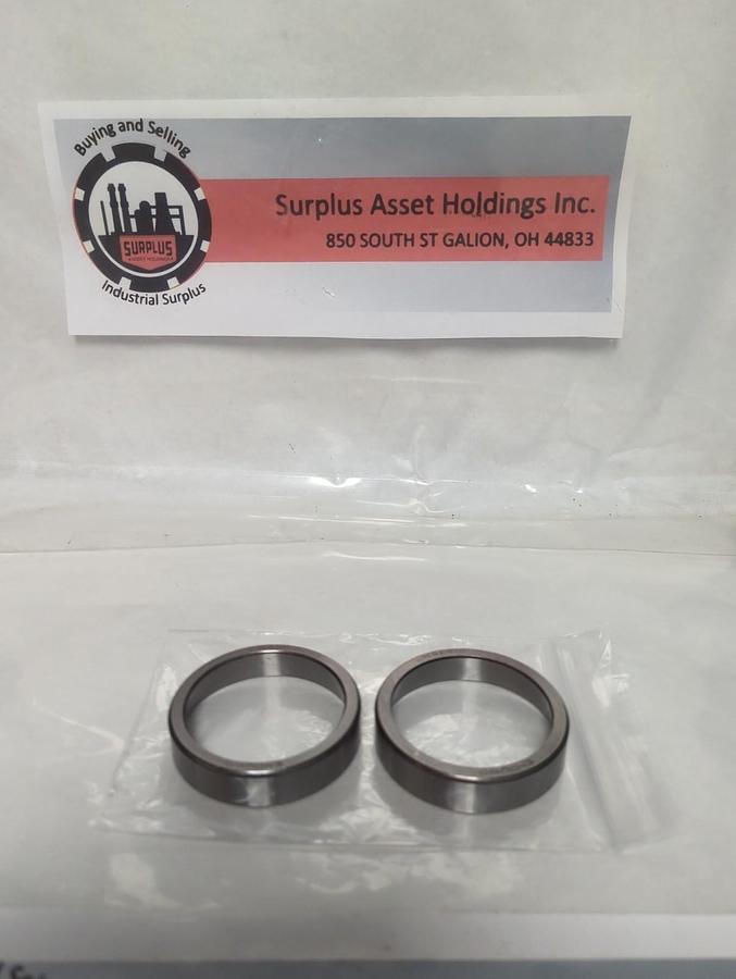Used ENDURO,LM48510,ROLLER BEARING CUP LOT OF 2 PRE-OWNED