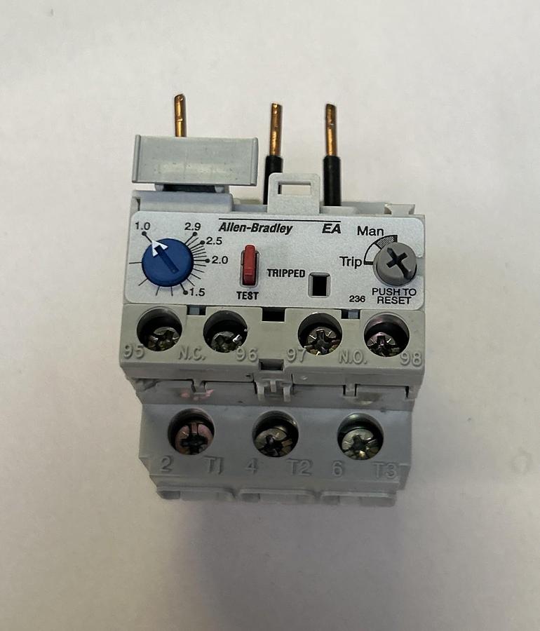 Used ALLEN BRADLEY,193-EA1DB,OVERLOAD RELAY NEW