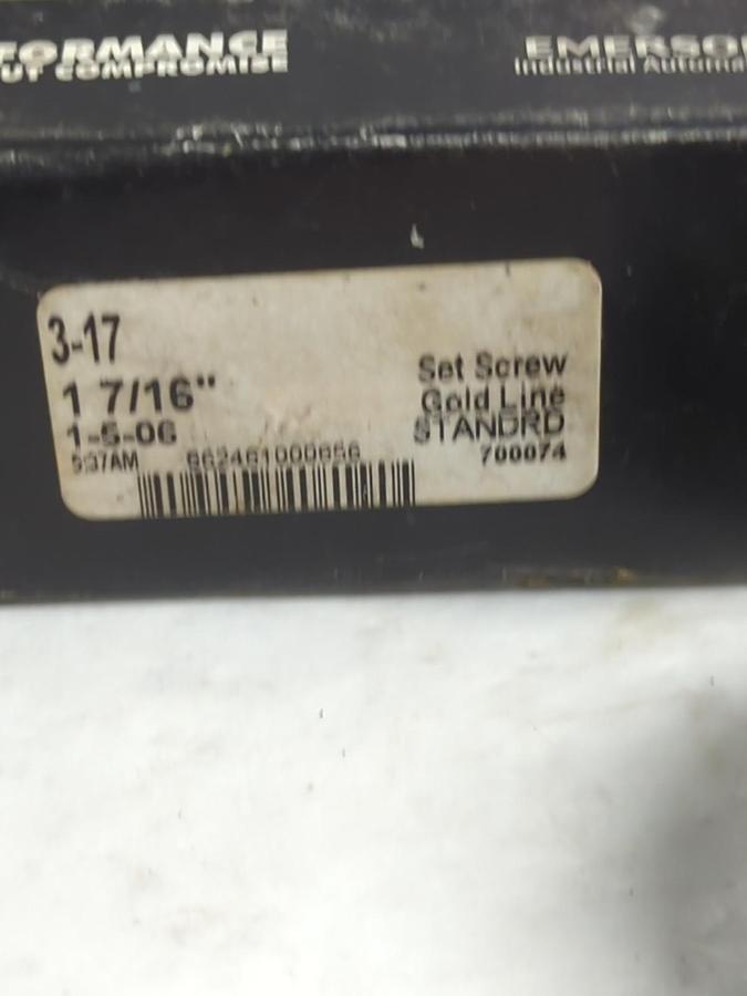 SEALMASTER,3-17,INSERT BEARING 1-7/16 INCH BORE NOS