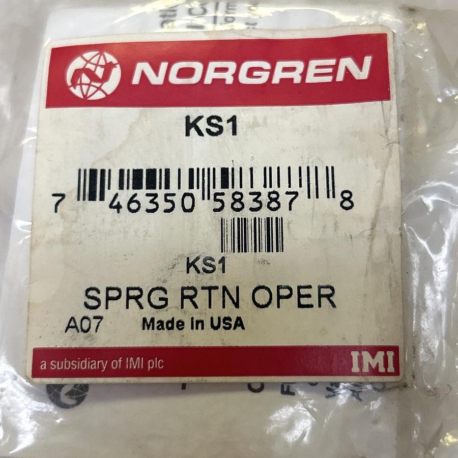 Used NORGREN,KS1,SPRING RETURN OPERATOR NEW