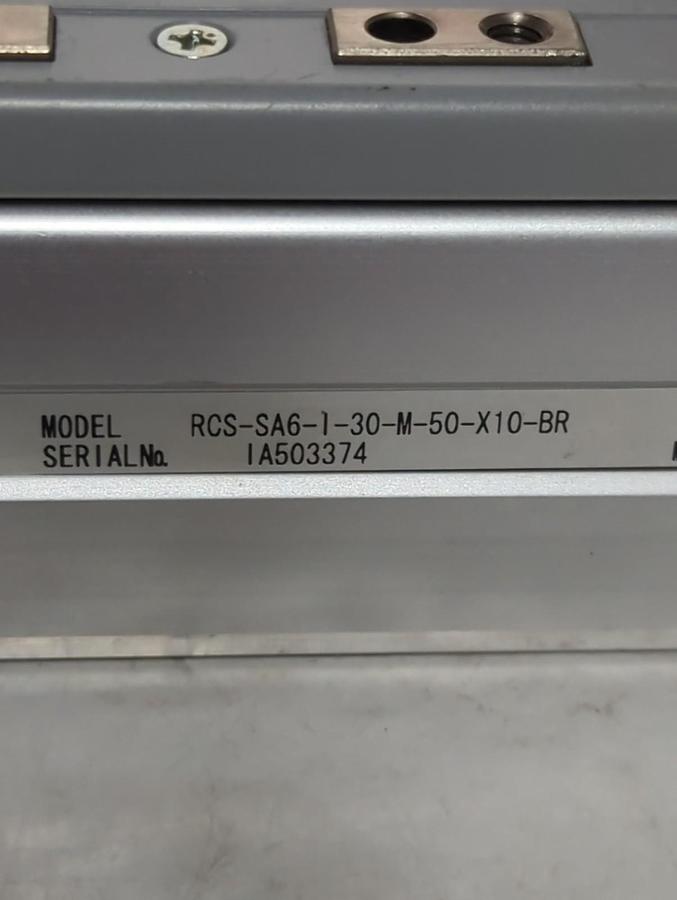 Used ROBO CYLINDER,RCS-SA6-1-30-M-50-X10-BR,LINEAR ACTUATOR PRE-OWNED