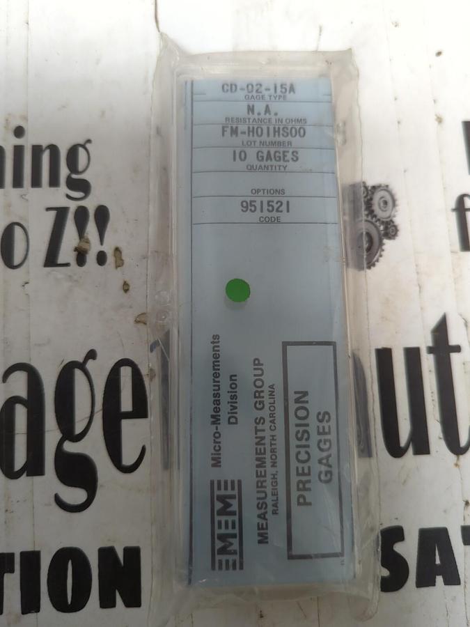 MICRO-MEASUREMENTS,CD-02-15A,PRECISION STRAIN GAUGES 10 PK NOS