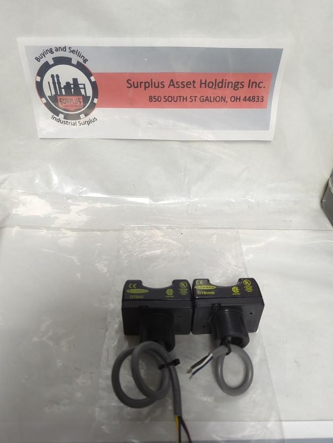 Used BANNER,OTBVN6,OPTICAL TOUCH BUTTON SENSOR LOT OF 2 PRE-OWNED