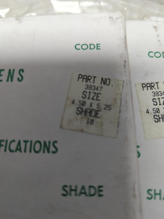 M.P.C. USA,38347,WELDING PROTECTION LENS 4-1/2 X 5-1/4 IN SHADE 10 LOT OF 10 NOS