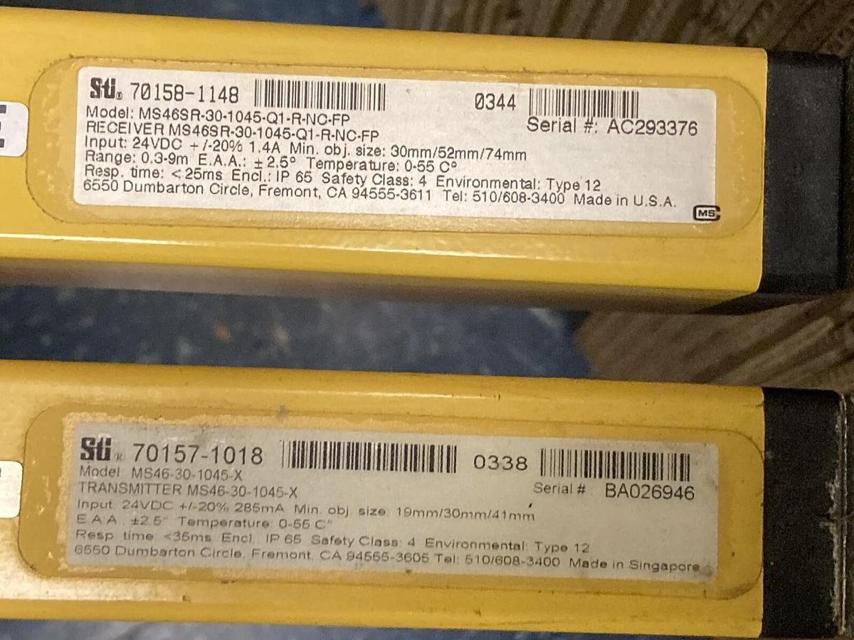 Used STI,MS46SR-30-1045-Q1-R-NC-FP MS46-30-1045-X,Receiver & Transmitter