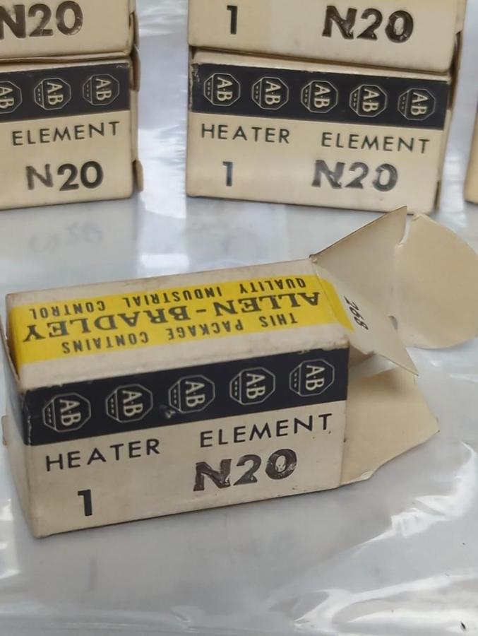 ALLEN BRADLEY,N20,THERMAL OVERLOAD HEATER ELEMENT LOT OF 11 NOS