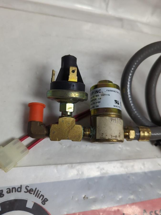 Used KIP INC,U341115,SOLENOID VALVE ASSEMBLY PRE-OWNED