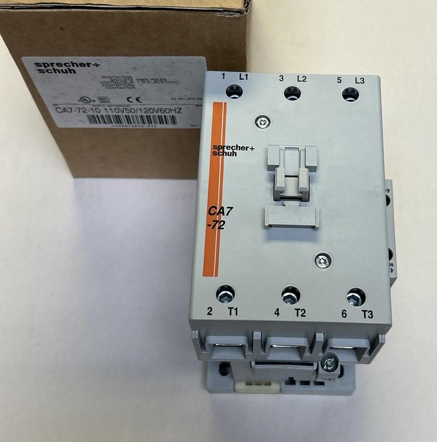 Used SPRECHER & SCHUH,CA7-72-10-120,CONTACTOR NEW