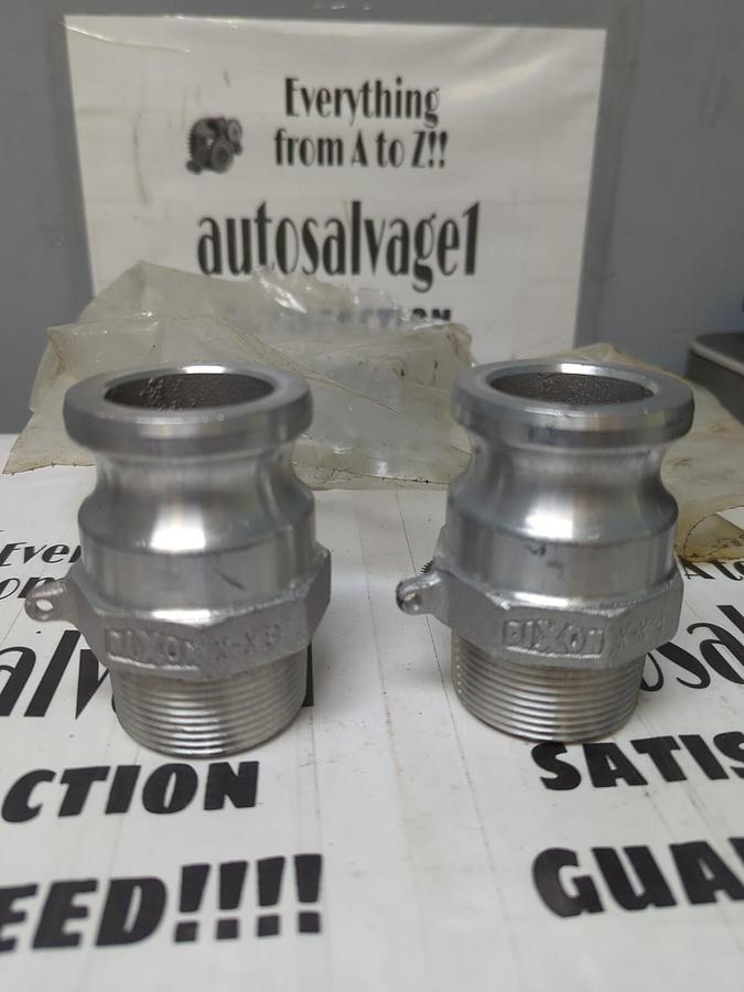 DIXON,X-X-4 F150,1-1/2 INCH MALE ADAPTER X MALE NPT LOT OF 2 NOS