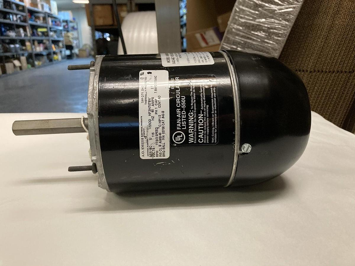 AO Smith Century,HF3H7078N,1/3HP Compressor Motor 1100/3 RPM  115V