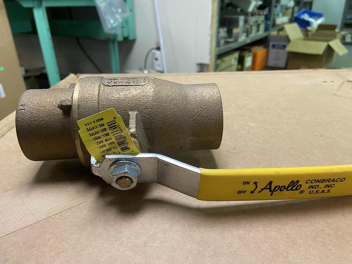 Apollo,70-208-01,2 INCH Solder Bronze Ball Valve 600 WOG