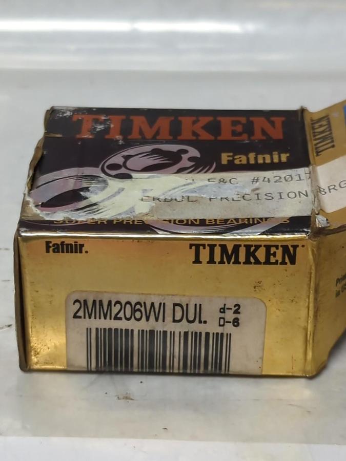 TIMKEN,2MM206WIDUM,PRECISION BEARING BOX OF 1 NOS