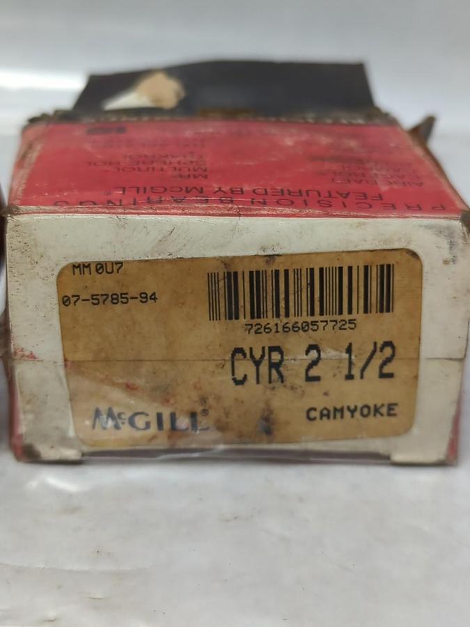 Used MCGILL,CYR 2-1/2,CAM YOKE ROLLER PRE-OWNED