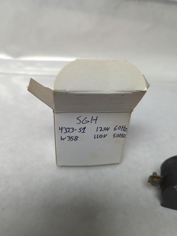 Used SQUARE D,4323-S1-W35B,MAGNETIC COIL SGH 120V 60HZ 110V 50HZ PRE-OWNED