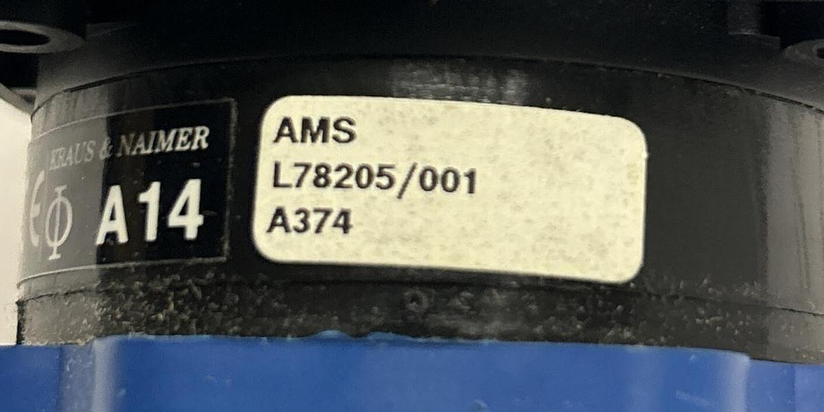 KRAUS & NAIMER,AMSLl78205/001,ROTARY TRANSFER SWITCH NOS