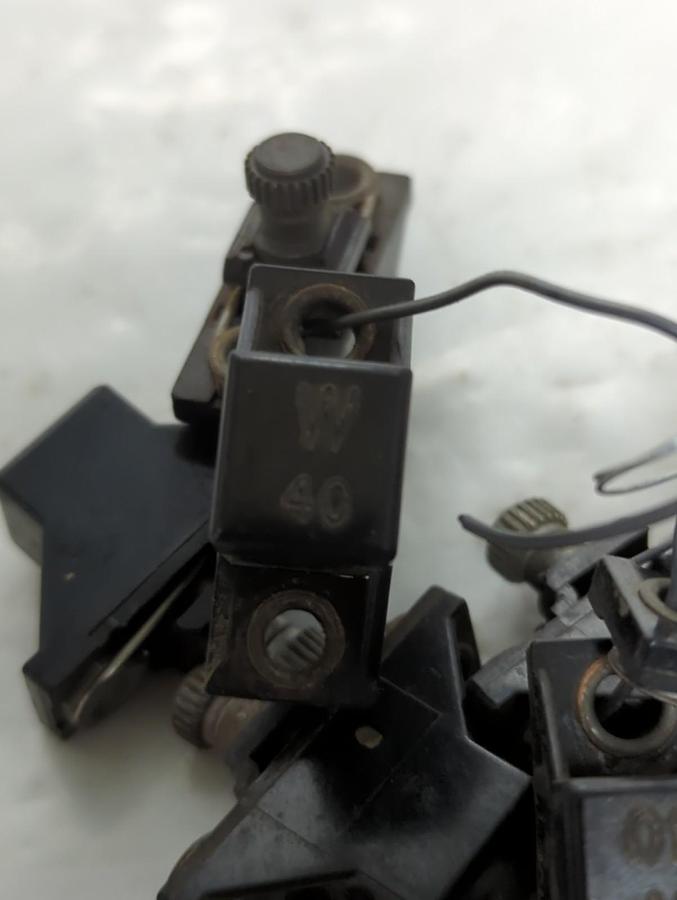 Used ALLEN BRADLEY,W40,THERMAL OVERLOAD HEATER ELEMENT LOT OF 7 PRE-OWNED