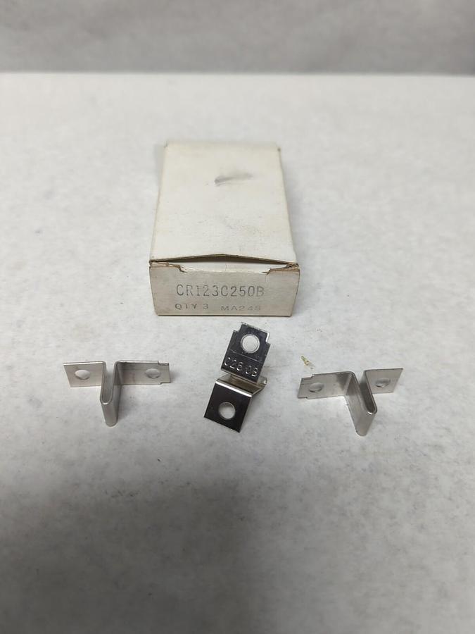 GENERAL ELECTRIC,CR123C250B,THERMAL OVERLOAD HEATER ELEMENTS BOX OF 3 NOS