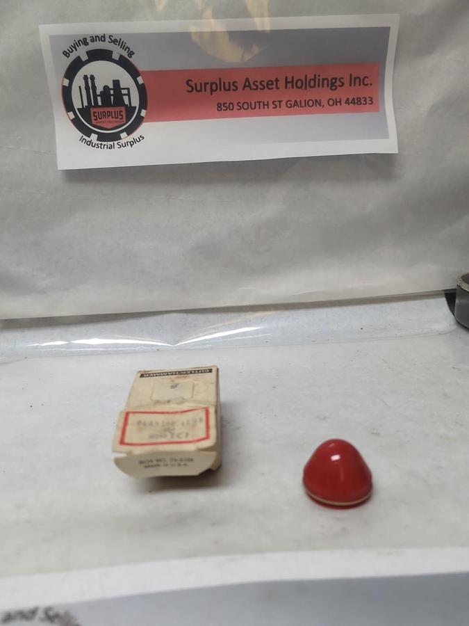 CUTLER-HAMMER,10250 TC1,PLASTIC LENS RED NOS