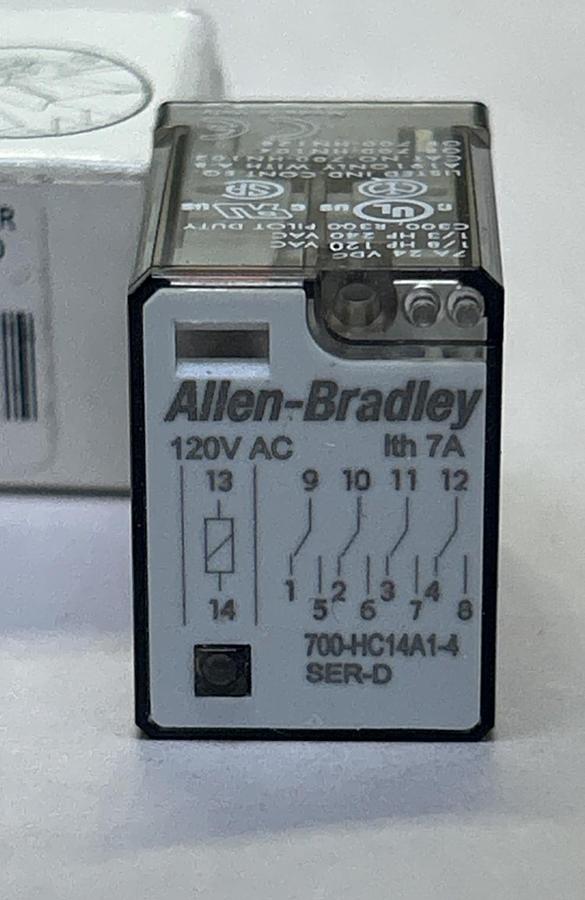 Used ALLEN BRADLEY,700-HC14A1-4,GENERAL PURPOSE RELAY NEW
