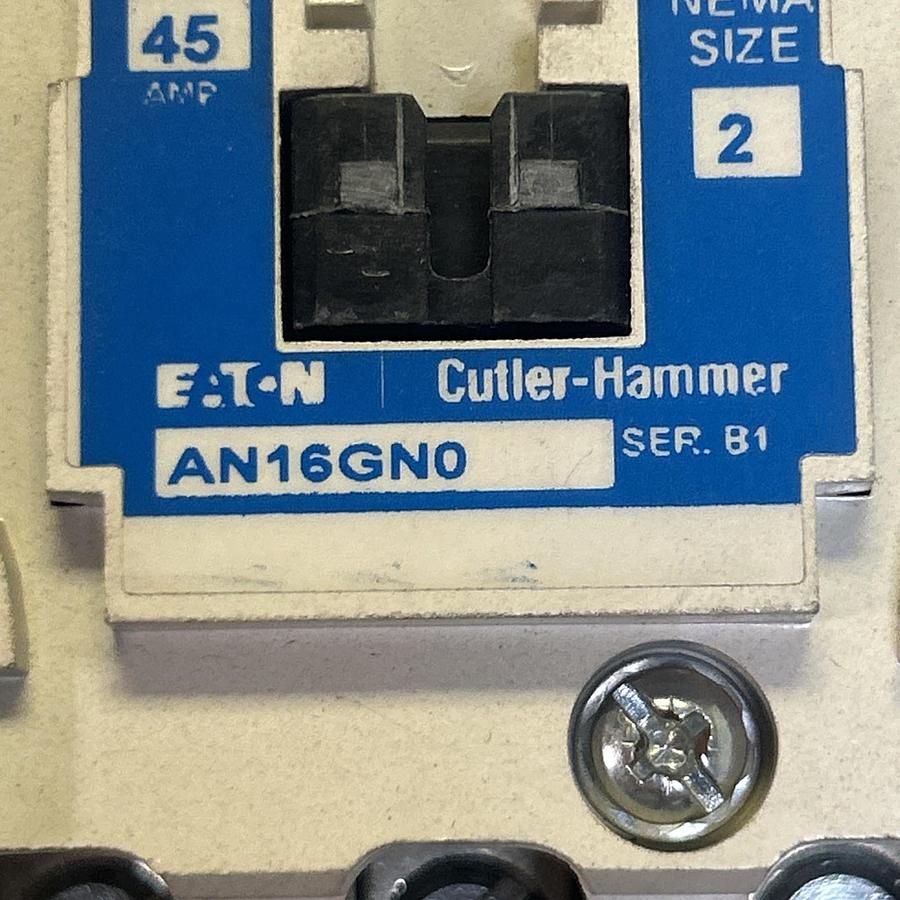 Used CUTLER-HAMMER,AN16GN0,CONTACTOR SIZE 2 45A