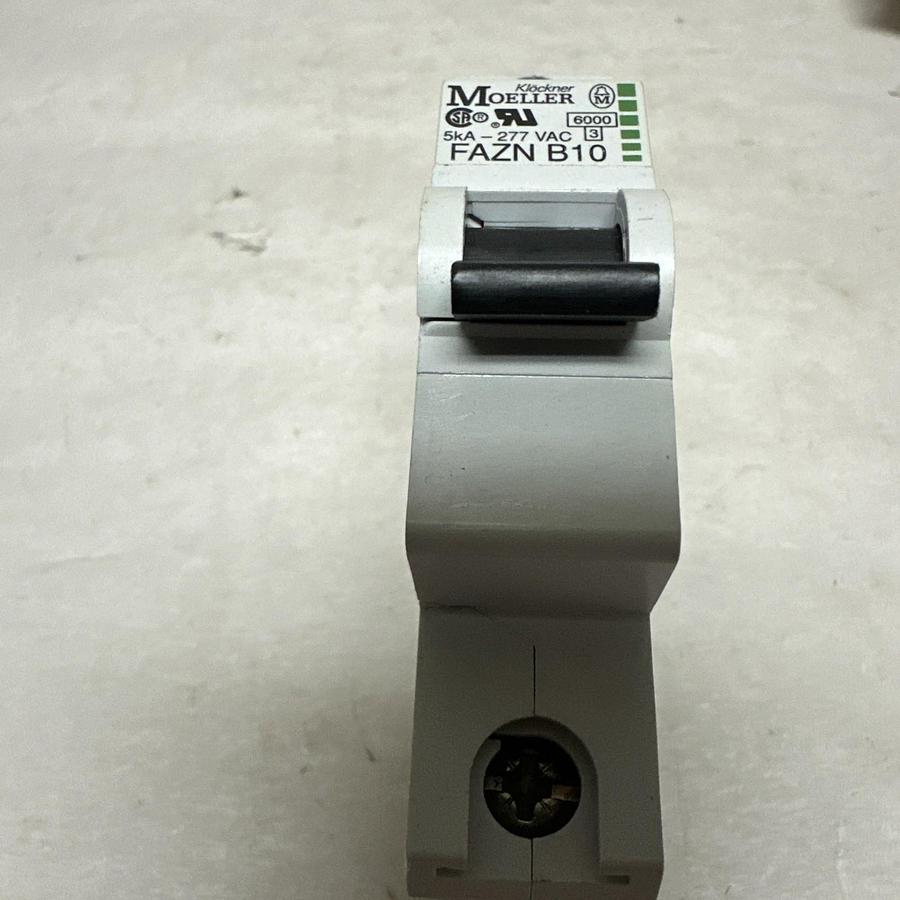 Moeller,FAZN B10,Circuit Breaker 5KA-277VAC