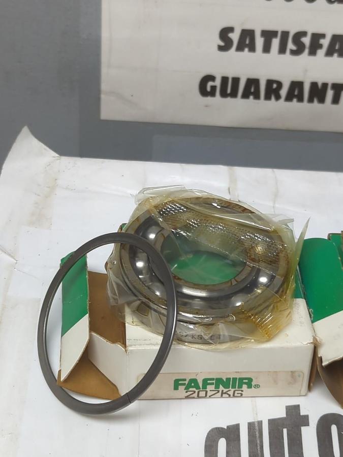 FAFNIR,207KG,BALL BEARING WITH SNAP RING LOT OF 2