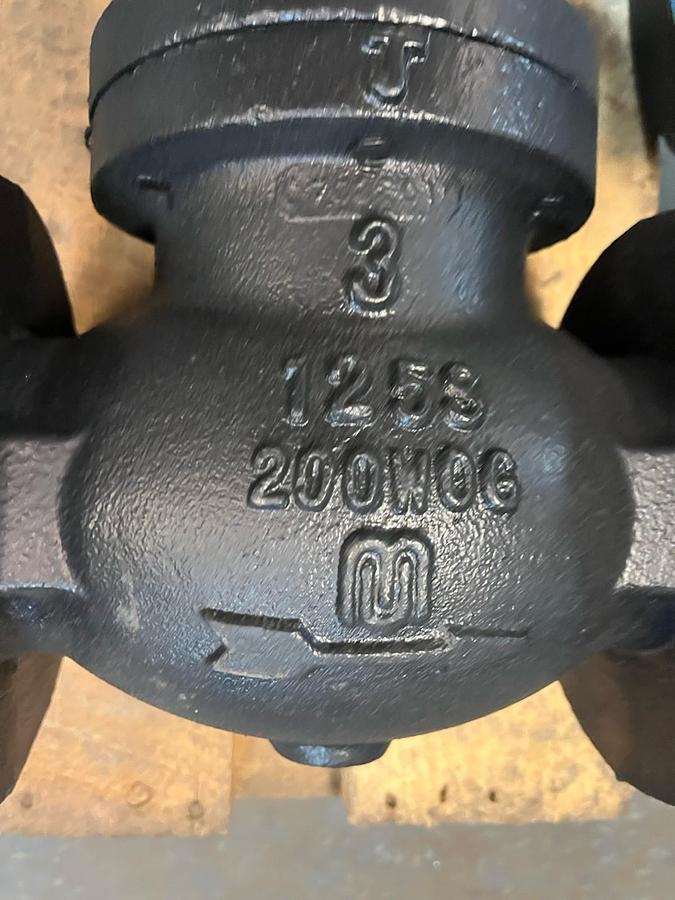 MILVACO,F2981M,IBBM 3" GLOBE VALVE 125S 200 WOG