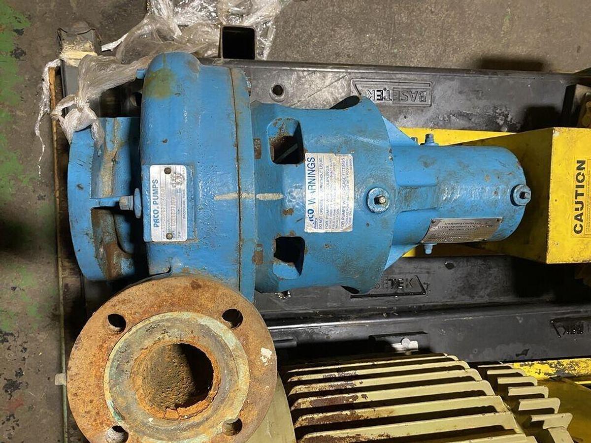 Used PACO,11-25957-E46L04,END SUCTION 2.5" CENTRIFUGAL PUMP 25HP GE MOTOR