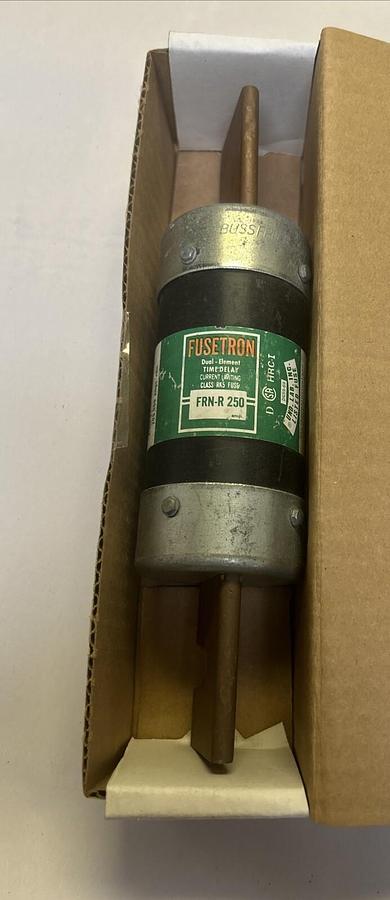 Used BUSSMANN,FRN-R-250,FUSETRON FUSE 250A 250V