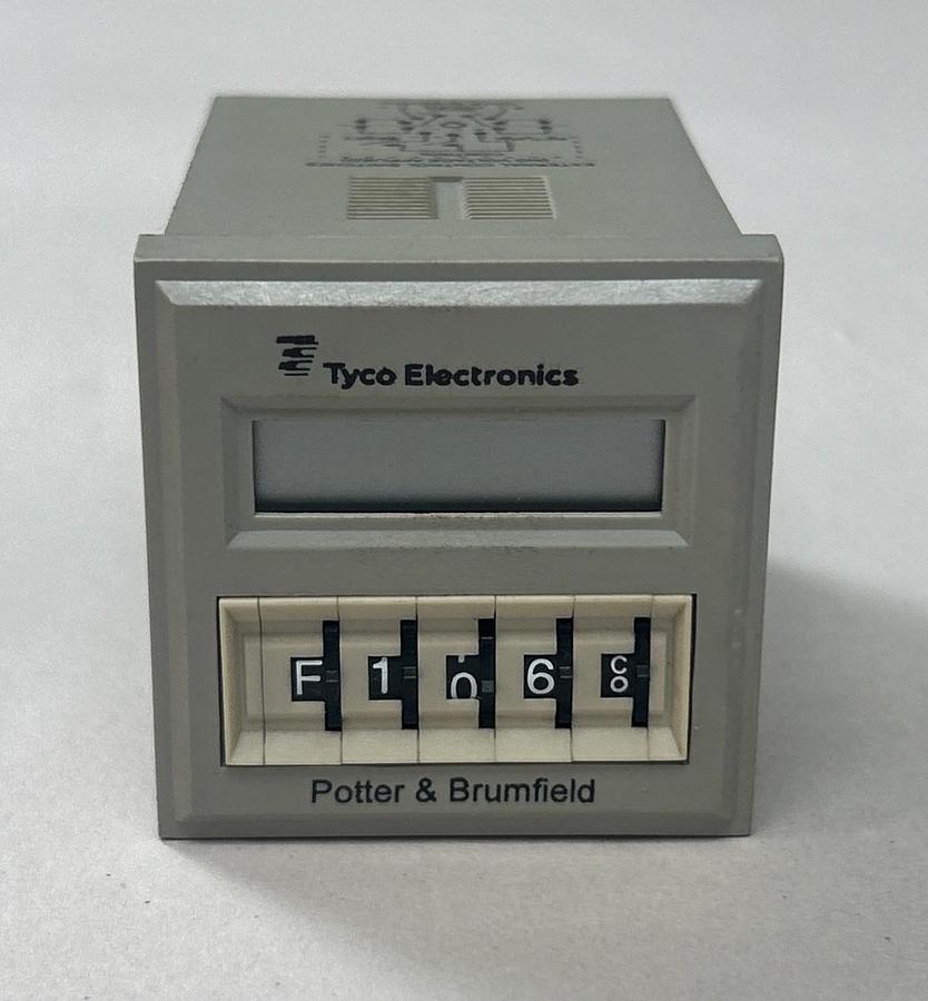 Used POTTER & BRUMFIELD,CNT-35-96,MULTIFUNCTION TIME DELAY RELAY COUNTER
