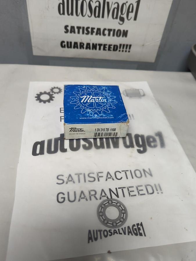 MARTIN,1 3V 315 TB 1108,HI-CAP TB SHEAVE NOS