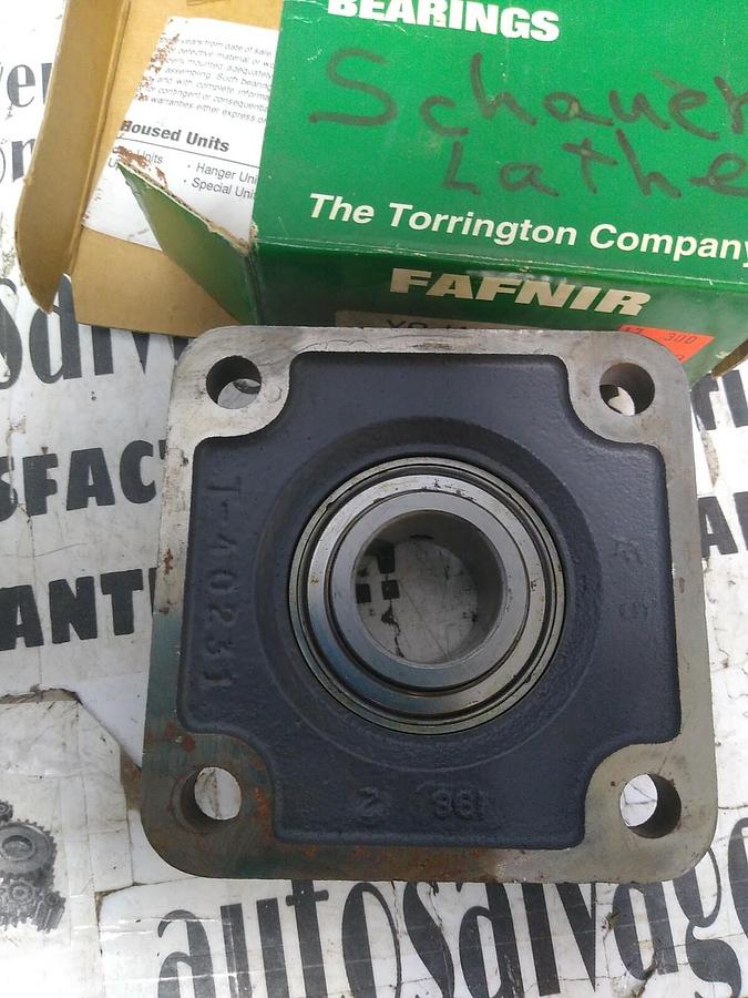 FAFNIR,YCJ1-3/16,FLANGE MOUNT BALL BEARING UNIT 4-BOLT 1-3/16 IN BORE NOS