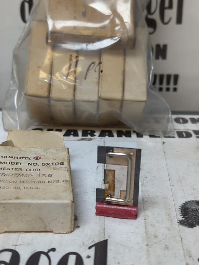 DAYTON ELECTRIC,5X109,HEATER COIL TRIP AMP 18.6 LOT OF 11 NOS