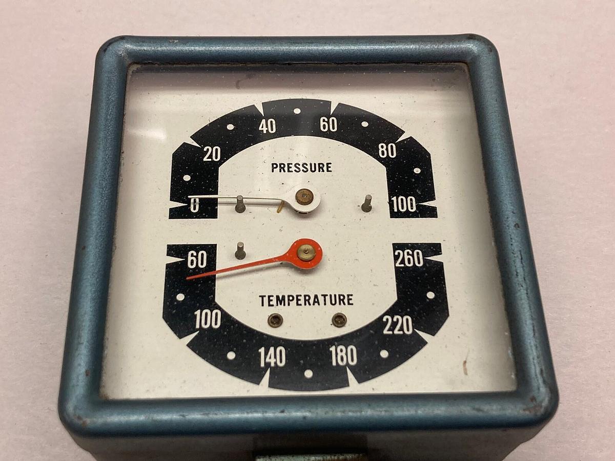 Unbranded,Dual Pressure (0~100 PSI) Tempurature (60~260 °F),Thermometer Gauge