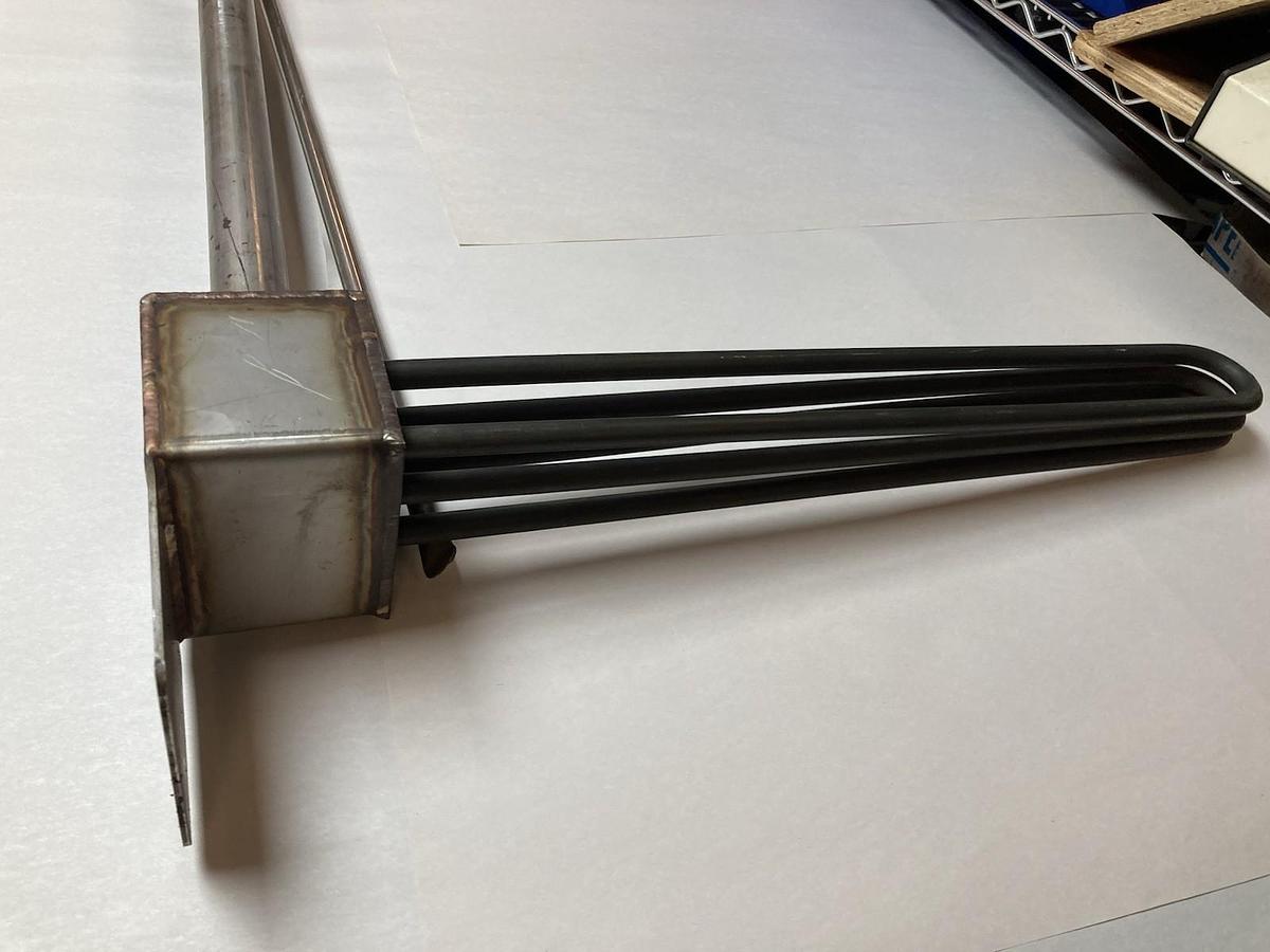 Used Watlow,OLNA22L3W,3-Phase Immersion Heater 240V 3kW