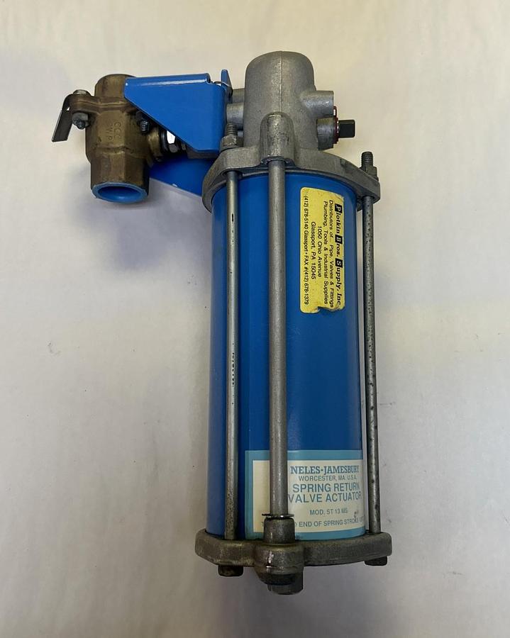 NELES JAMESBURY,ST13MS,SPRING RETURN VALVE ACTUATOR NOS