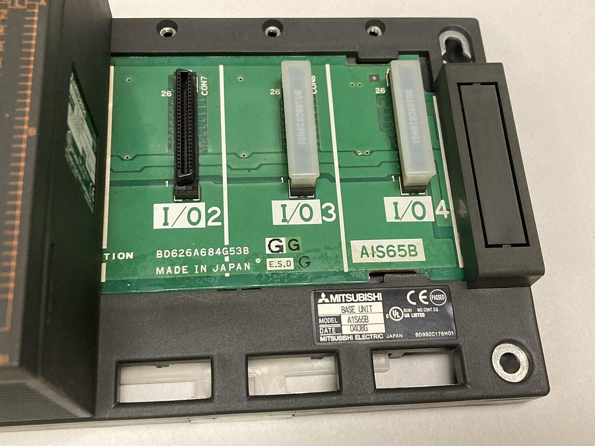Used Mitsubishi,A1S61PN A1SX71 A1SY81 PLC,Rack Assembly