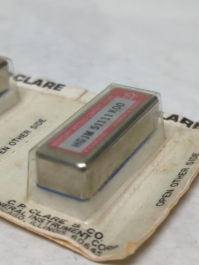 CLARE,HGJM51111 K00,WETTED CONTACT RELAY PACKAGE OF 5 NEW