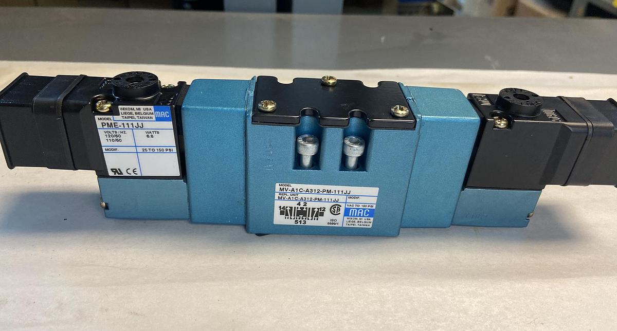 MAC,MV-A1C-A312-PM-111JJ,Double Solenoid Valve 120V
